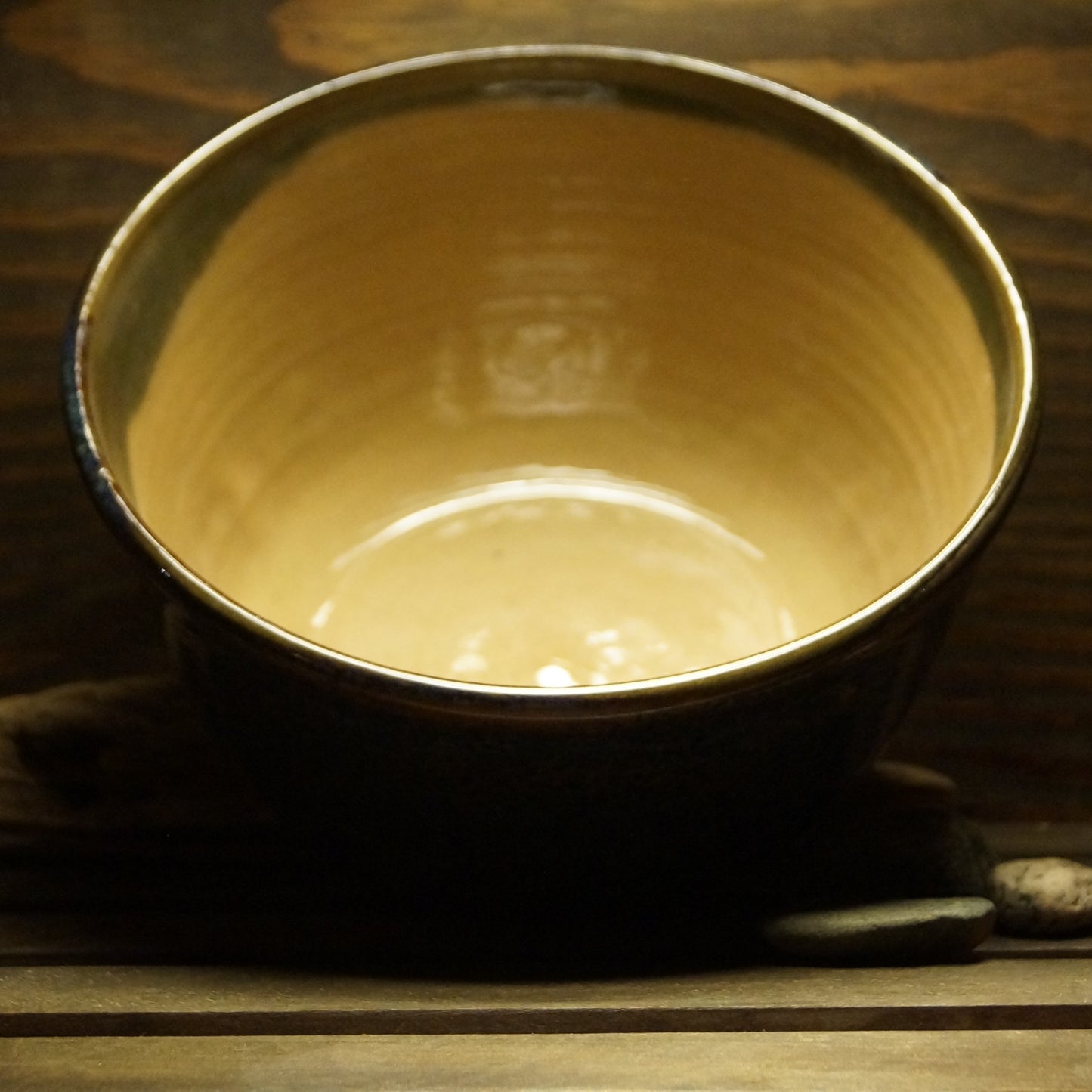 Tree rimmed bowl - Green Cabin Pottery