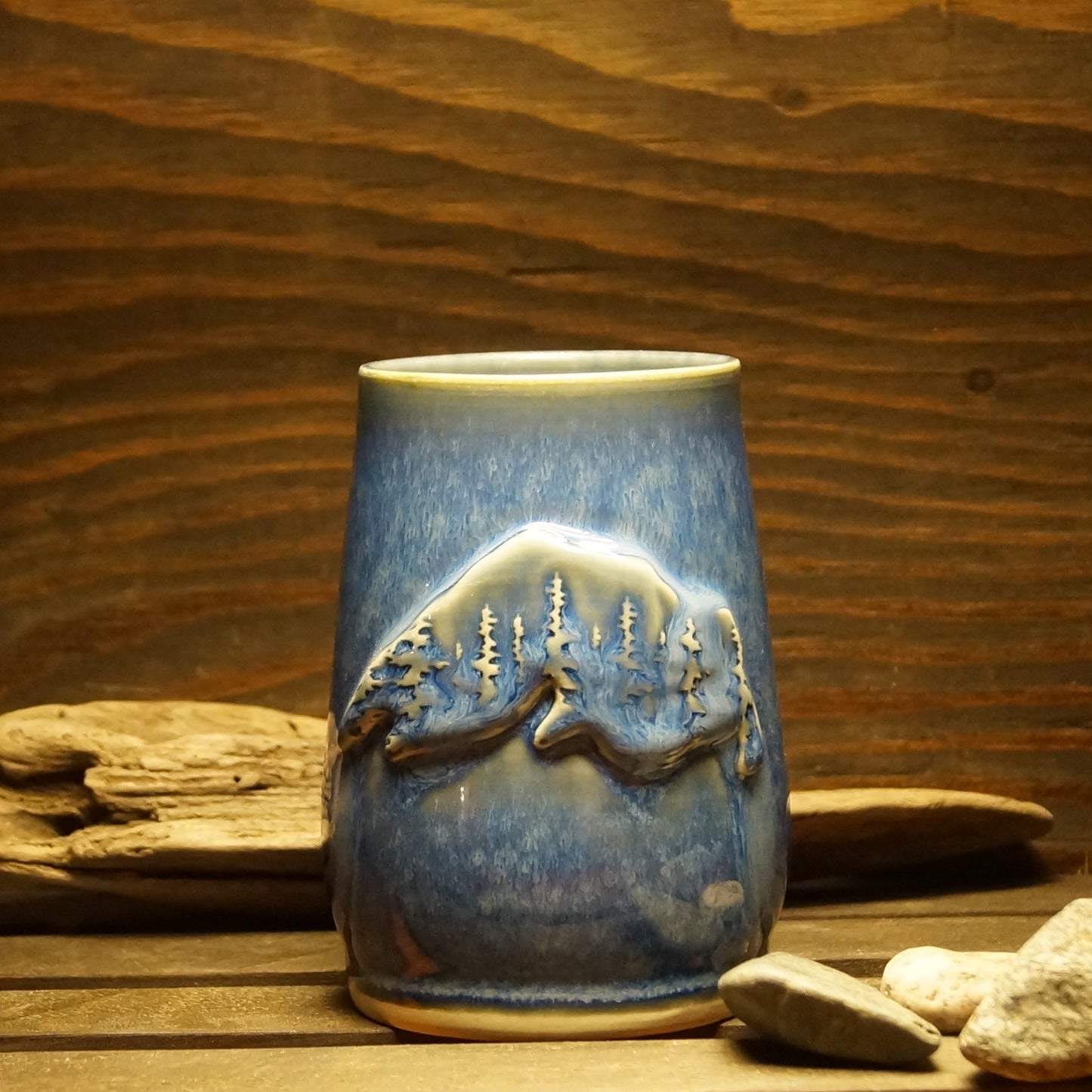 10 oz Goblets - Green Cabin Pottery