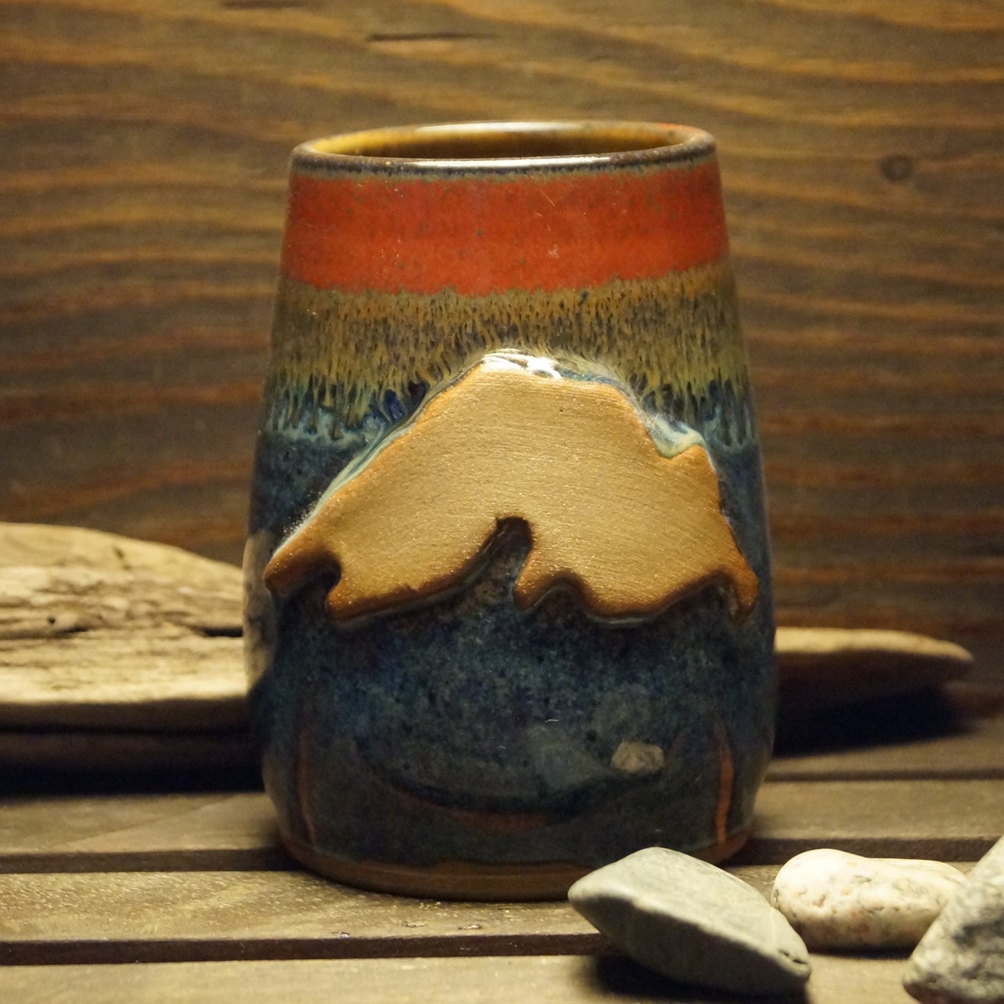 10 oz Goblets - Green Cabin Pottery