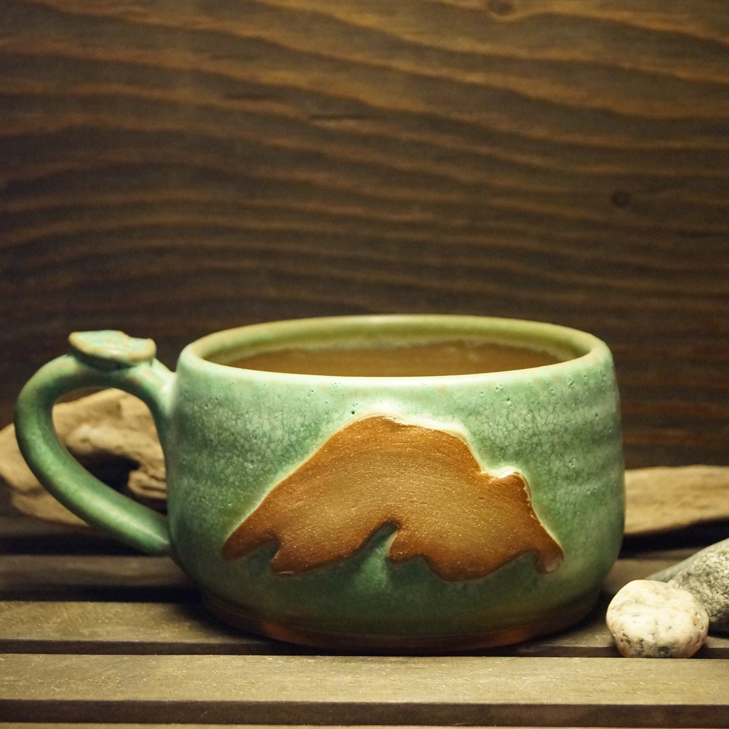 Chili / Soup Mug - Green Cabin Pottery