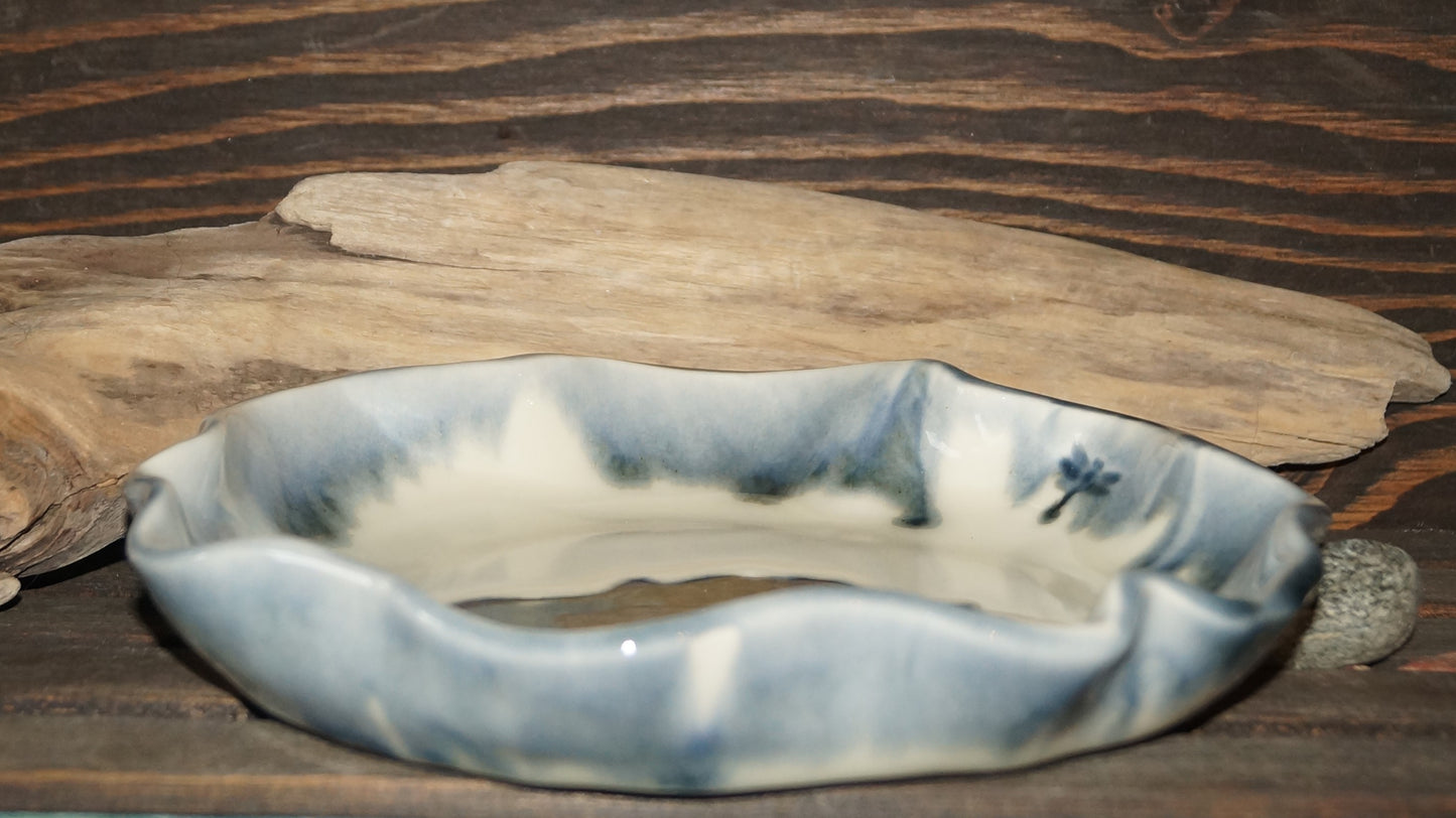 Lake Superior Dish - Green Cabin Pottery