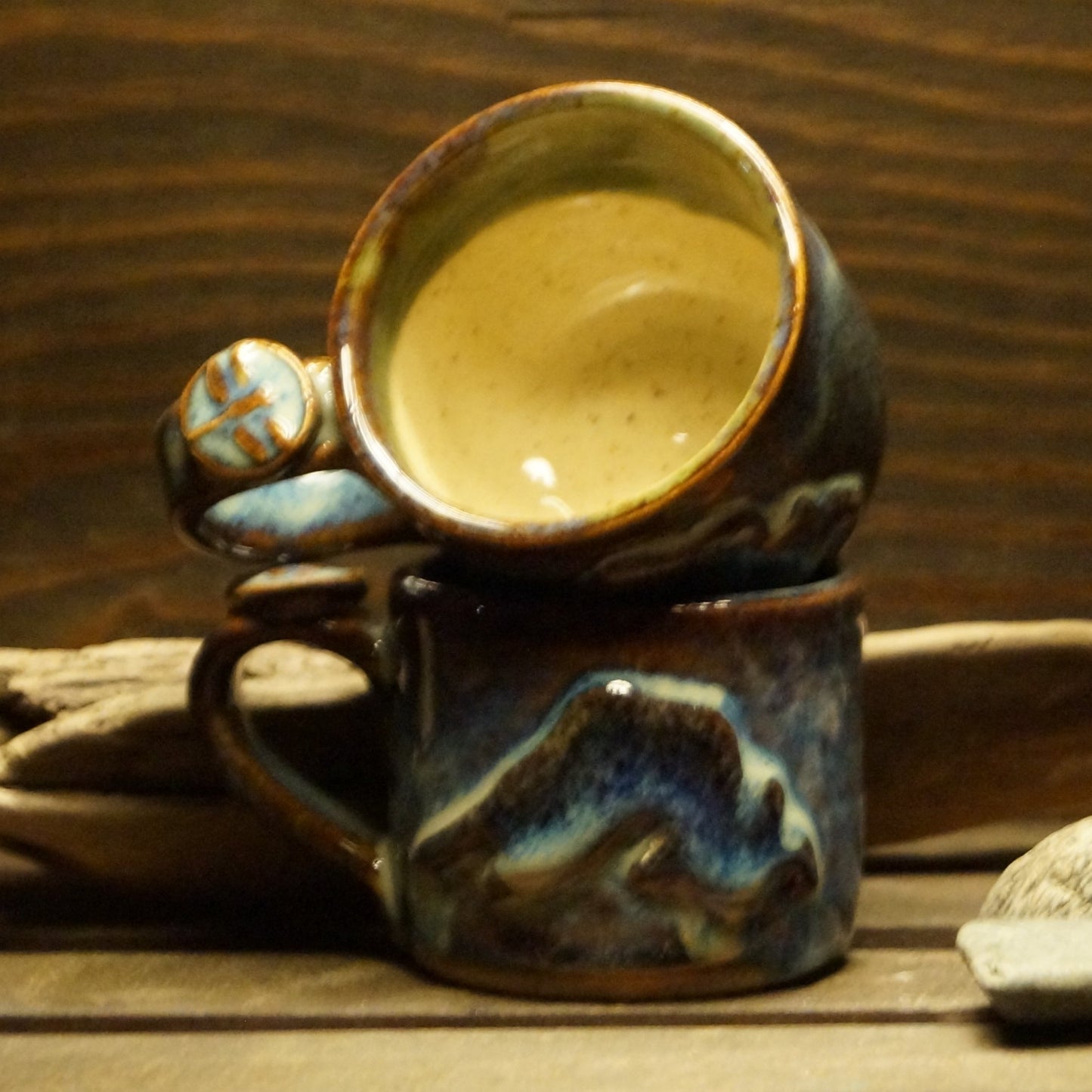 4 oz  Espresso Cup - Green Cabin Pottery