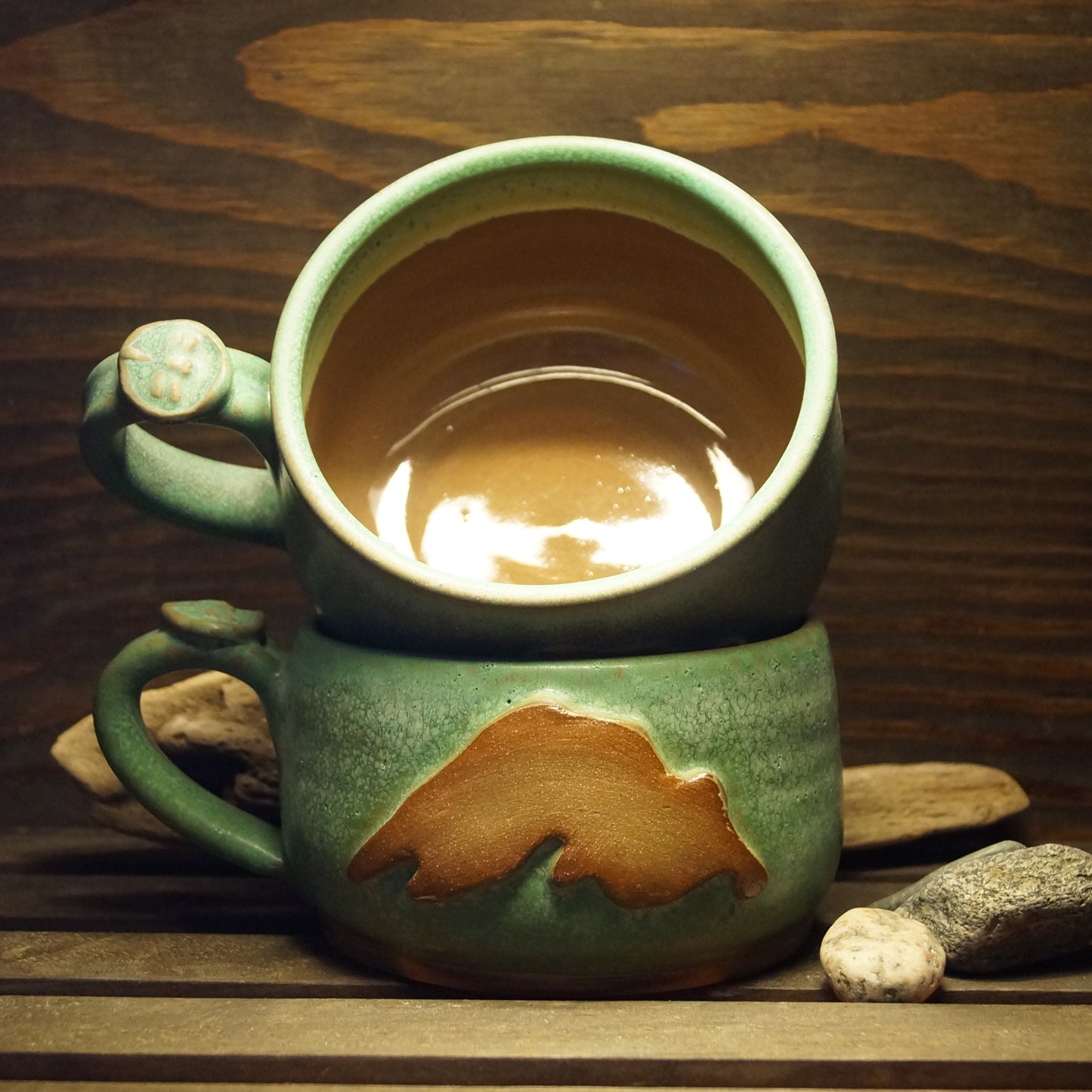 Chili / Soup Mug - Green Cabin Pottery